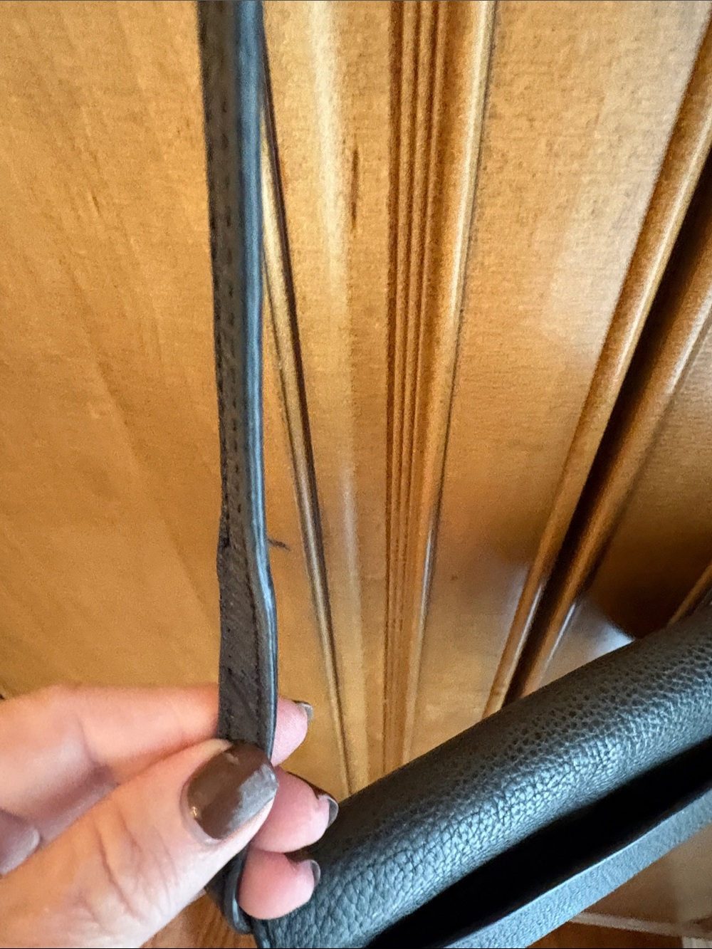 Coach Black Pebbled Leather Crossbody Wallet - Picture 9 of 10
